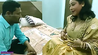 Indian Bengali Aunty Enjoying sex with Young Boy &lpar;part - 01&rpar;